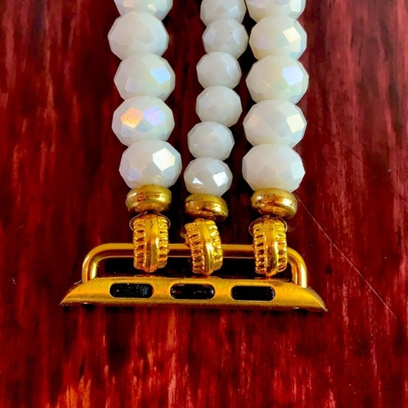 Apple Watch Glass Bead Stretch Bracelet - Picture 5 of 5
